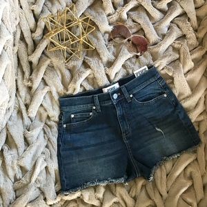 VS PINK High Waisted Cut Off Shorts